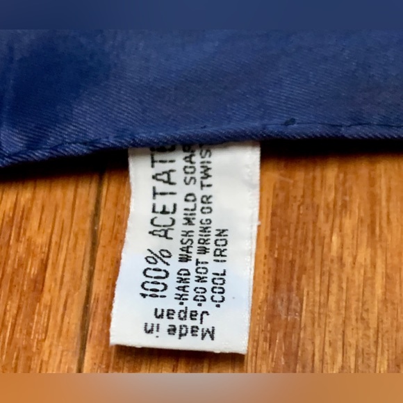 Vintage Water Repellent Acetate Floral Houndstooth HENRYSON ALL WEATHER SCARF - Picture 7 of 15